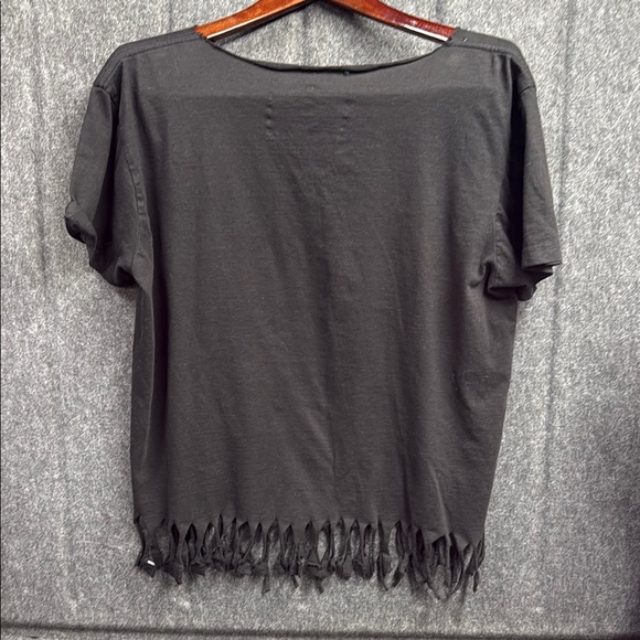 NITA Strauss Black Graphic Crop Top - Picture 5 of 5